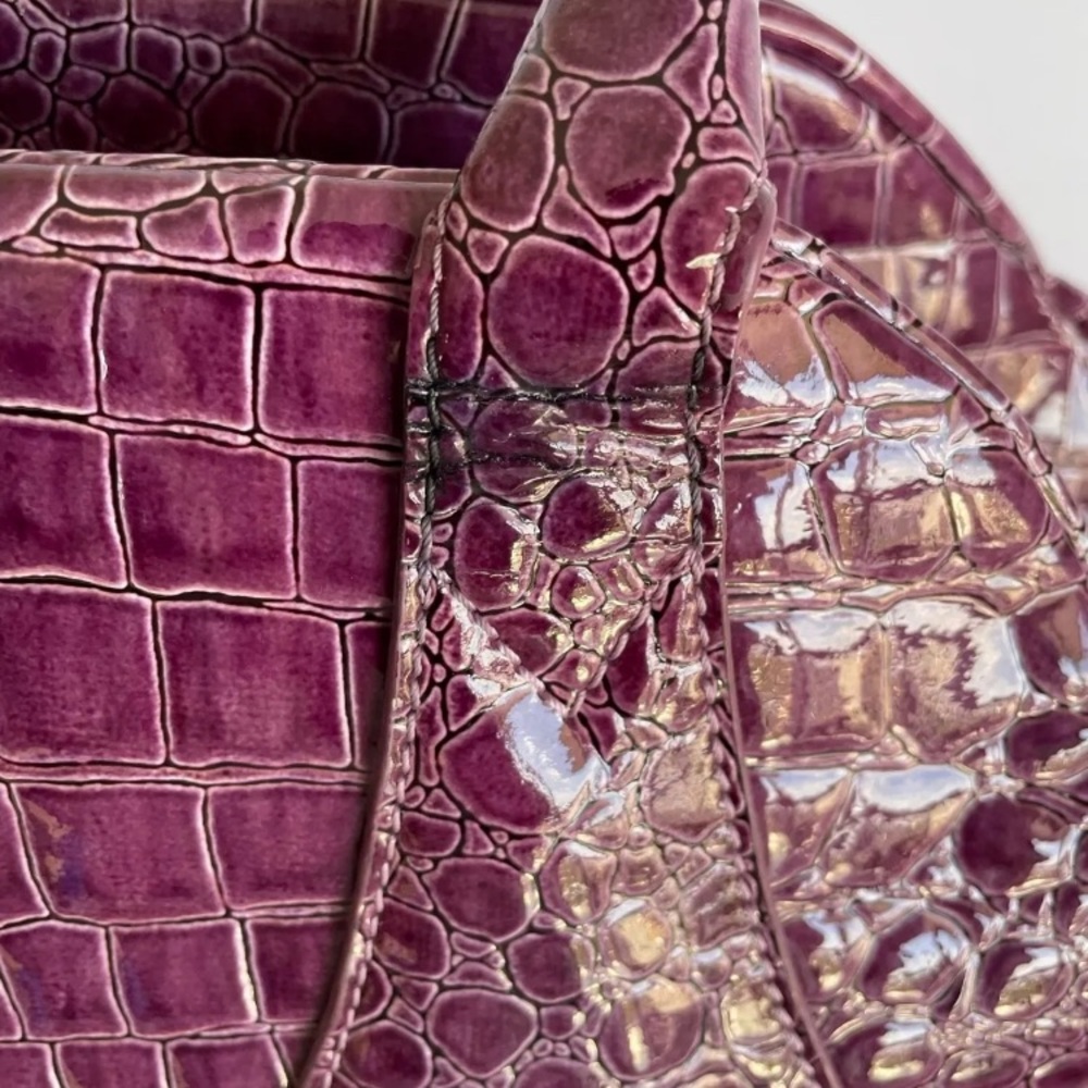 SOLD VINTAGE Vivienne Westwood croc embossed Yasmine Bag - Picture 6 of 9